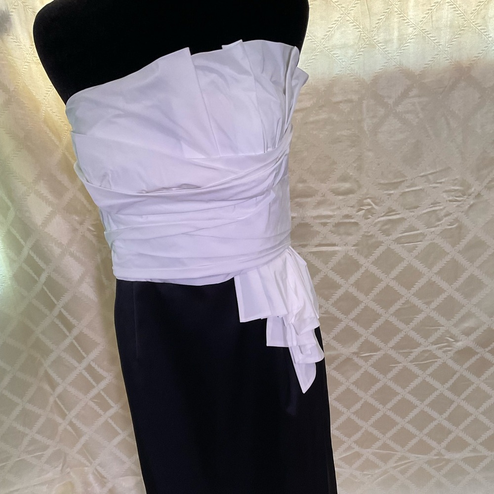 Max & Cleo Elegant Black Satin Dress size 12